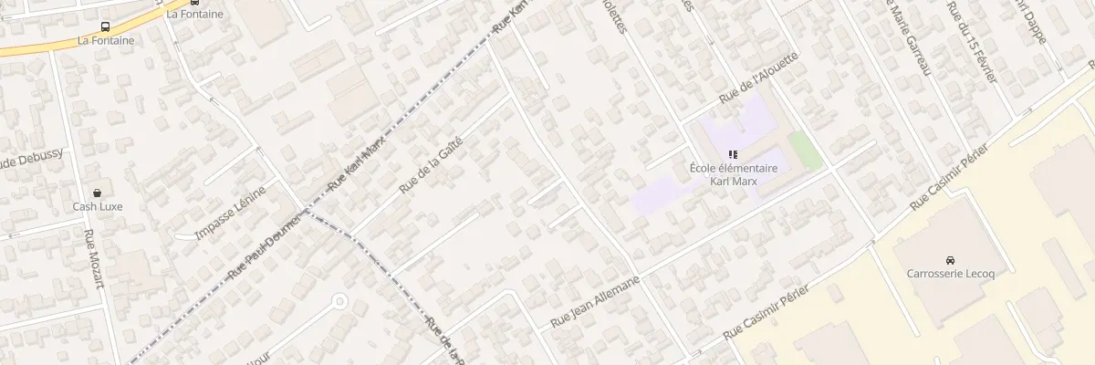 Plan du 25 Rue Roger Martin à Bezons