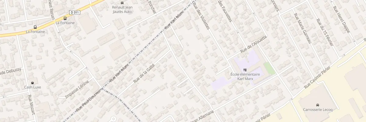 Plan du 26 Rue Roger Martin à Bezons