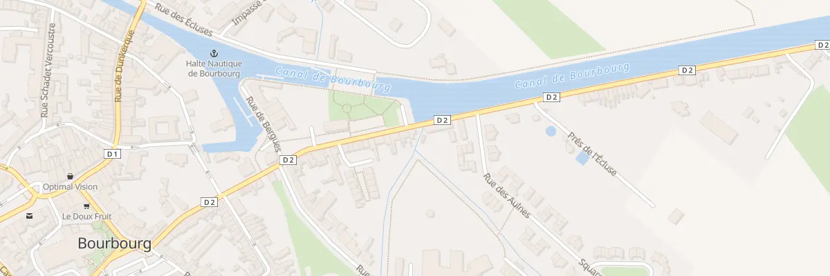 Plan du 54 Rue de Bergues à Bourbourg