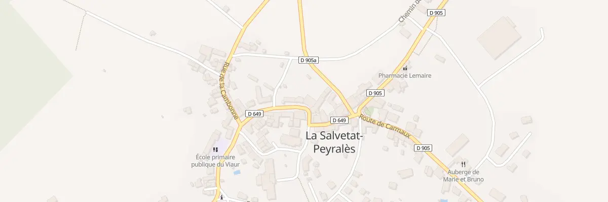 Plan du 6 Rue de la Douve à La Salvetat-Peyralès