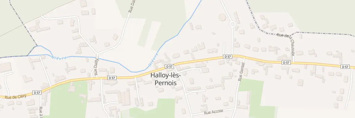 Plan du 1 Rue du Bout de la Ville à Halloy-lès-Pernois