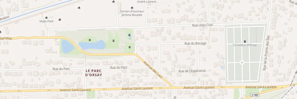 Plan du 4 Rue du Bocage à Orsay