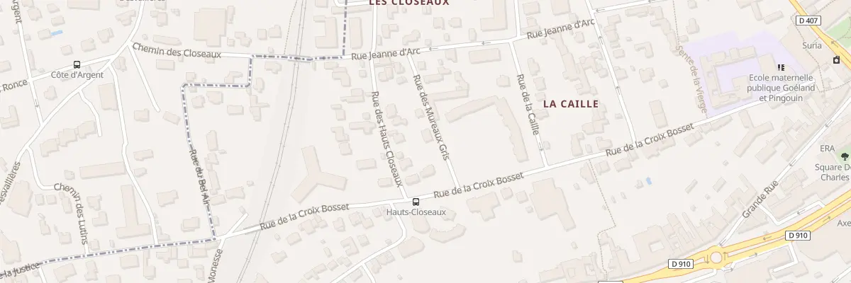 Plan du 8 Rue des Mureaux Gris à Sèvres