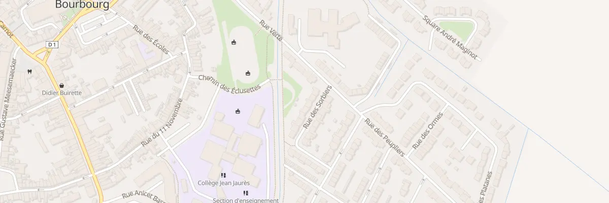 Plan du 6 Rue des Sorbiers à Bourbourg