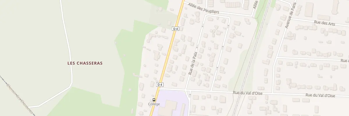 Plan du 61 Rue du Général de Gaulle à Parmain