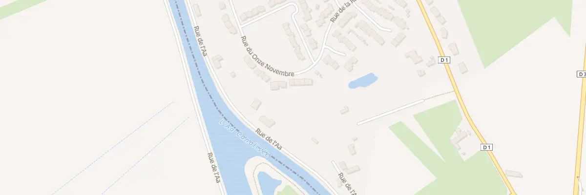 Plan du 7 Rue du Onze Novembre à Holque
