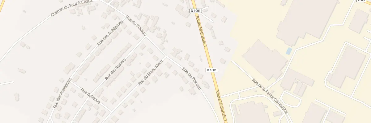 Plan du 57 Rue du Placeau à Sainte-Geneviève