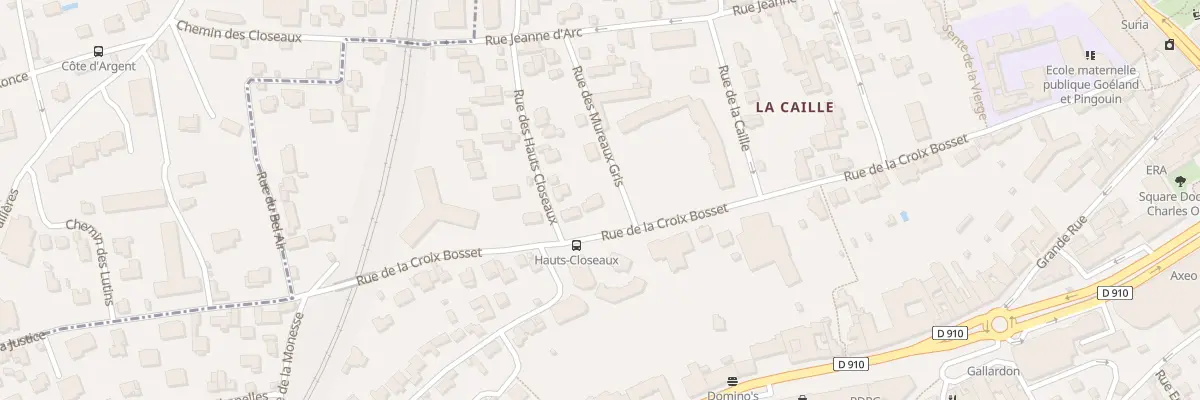 Plan du 30B Rue Croix Bosset à Sèvres