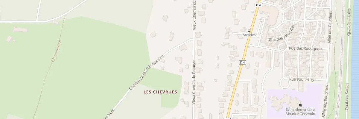 Plan du 52 Vche Vieux Chemin du Potager à Parmain