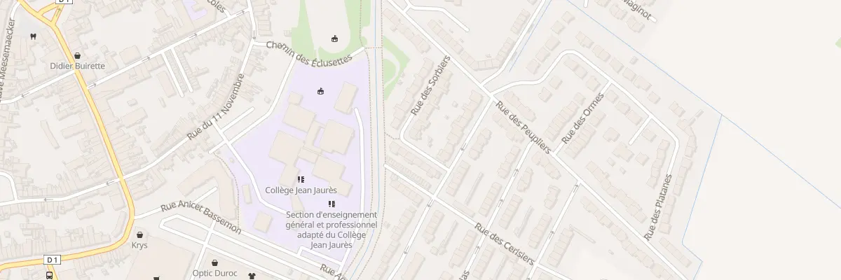 Plan du 15 Rue des Sorbiers à Bourbourg