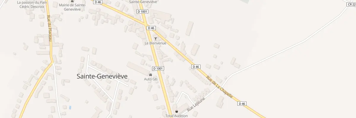 Plan du 6B Rue de la Chapelle à Sainte-Geneviève