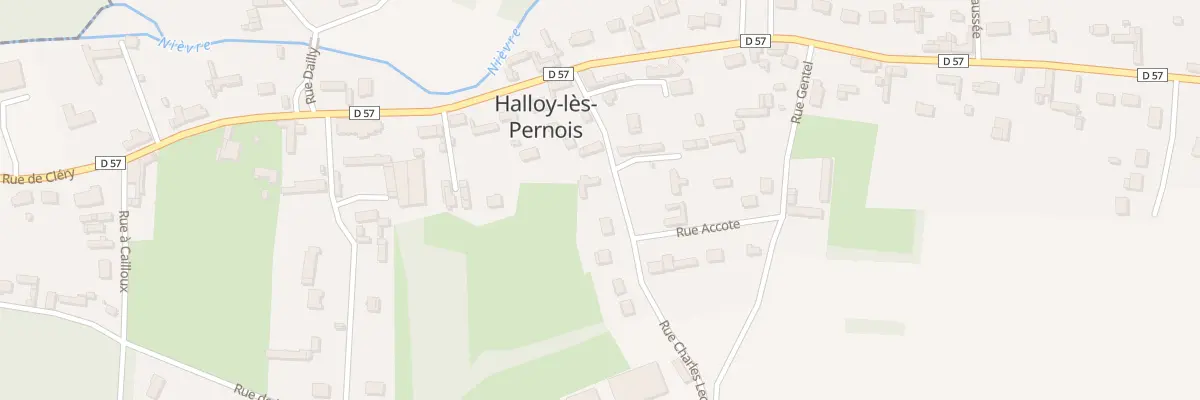 Plan du 6 Rue Charles Leclercq à Halloy-lès-Pernois