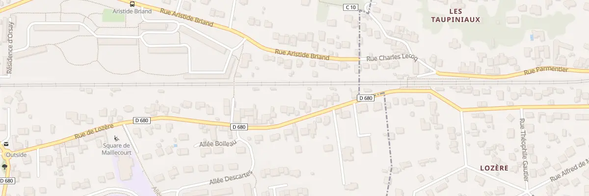 Plan du 69 Rue de Lozère à Orsay