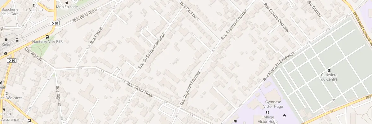 Plan du 85 Rue Raymond Barbet à Nanterre