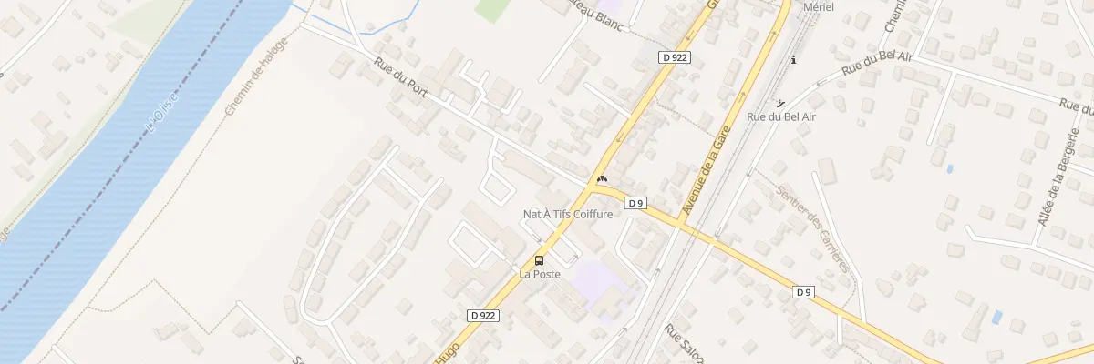Plan du 28 Rue du Port à Mériel