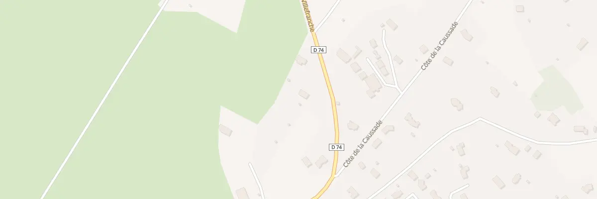 Plan du 71 Rte de Villefranche à Réalmont