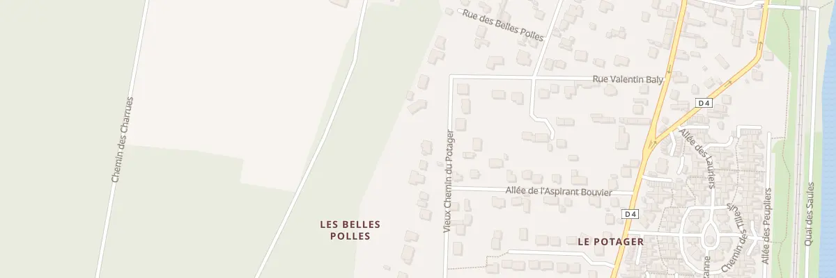 Plan du 16 Vieux Chemin du Potager à Parmain