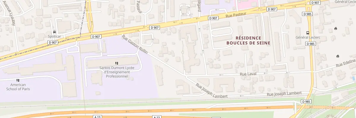 Plan du 4B Rue Gaston Rollin à Saint-Cloud