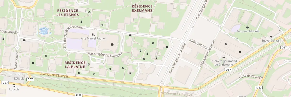 Plan du 46 Rue du Gen Exelmans à Vélizy-Villacoublay