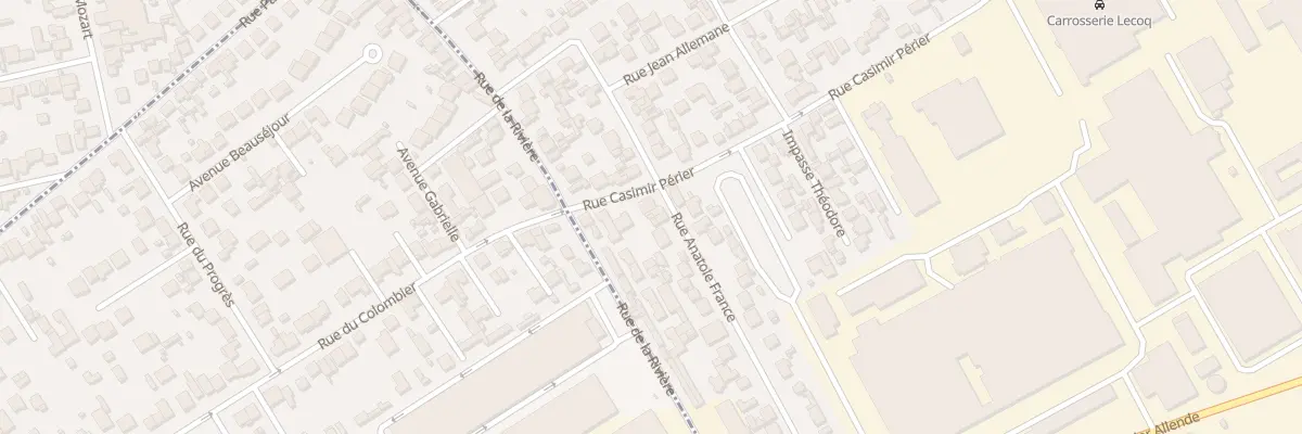Plan du 65 Rue Anatole France à Bezons