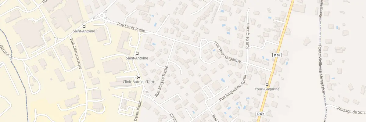 Plan du 20 Rue Maryse Bastié à Saint-Juéry
