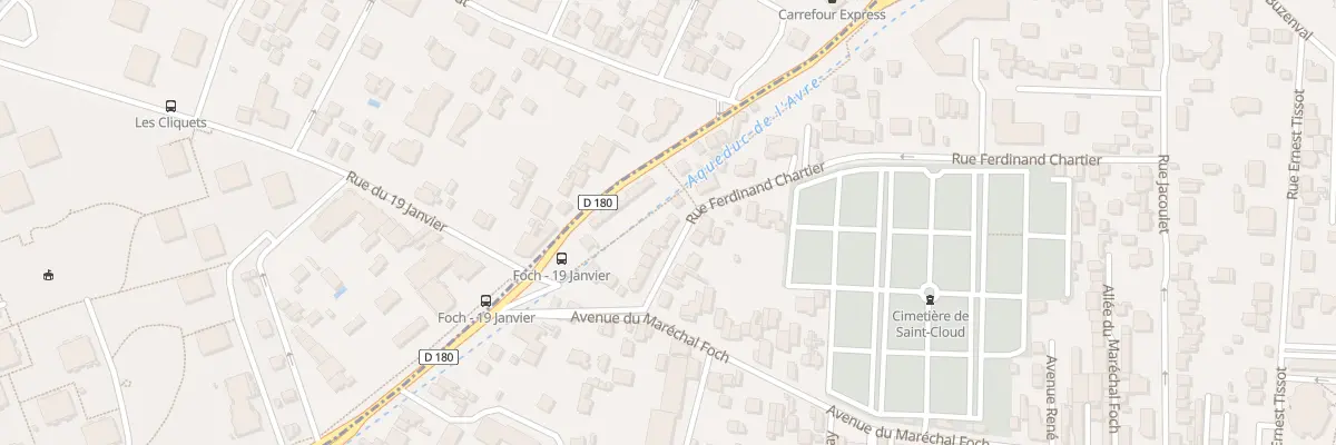 Plan du 54 Rue Ferdinand Chartier à Saint-Cloud