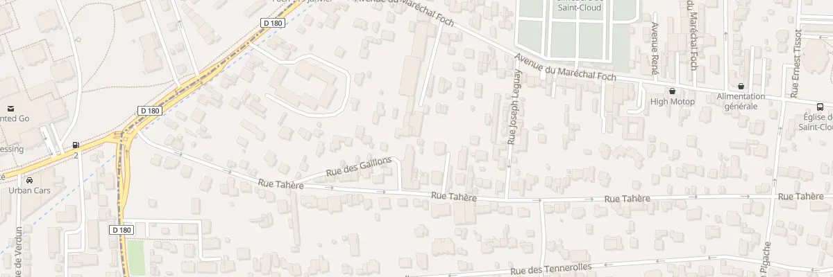 Plan du 138 Rue Tahere à Saint-Cloud