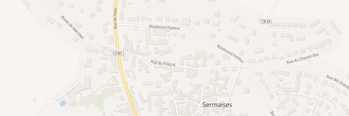 Plan du 11T Rue du Prieuré à Sermaises
