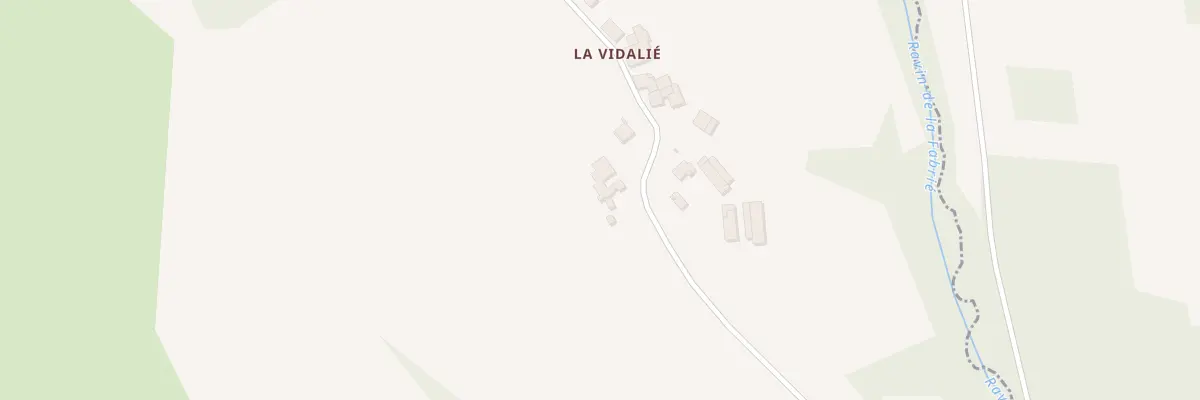 Plan du 508 Che de la Vidalié au Garric