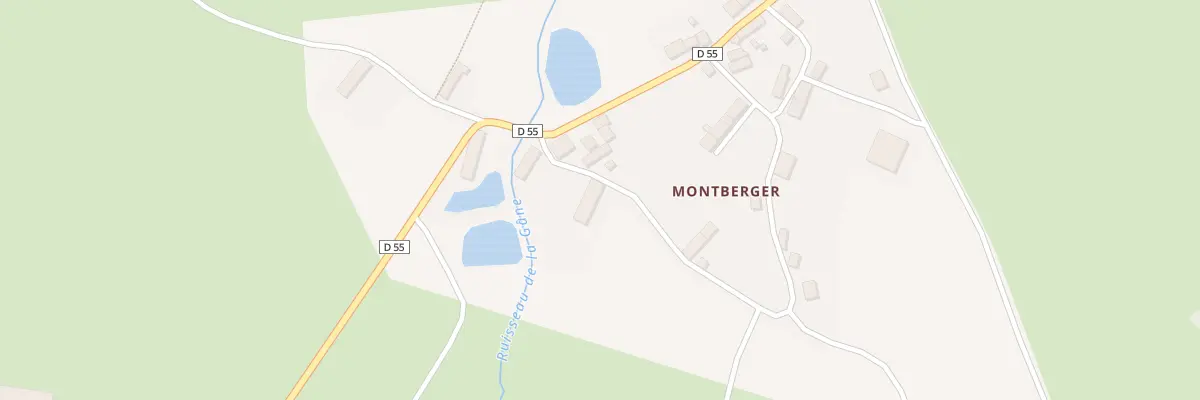 Plan du 25 Montberger à Saint-Chabrais