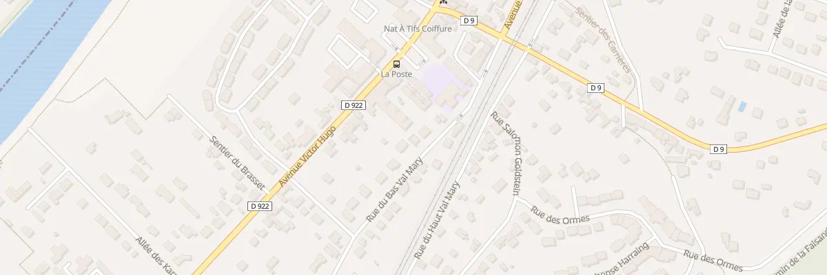 Plan du 16 Rue du Bas Val-Mary à Mériel