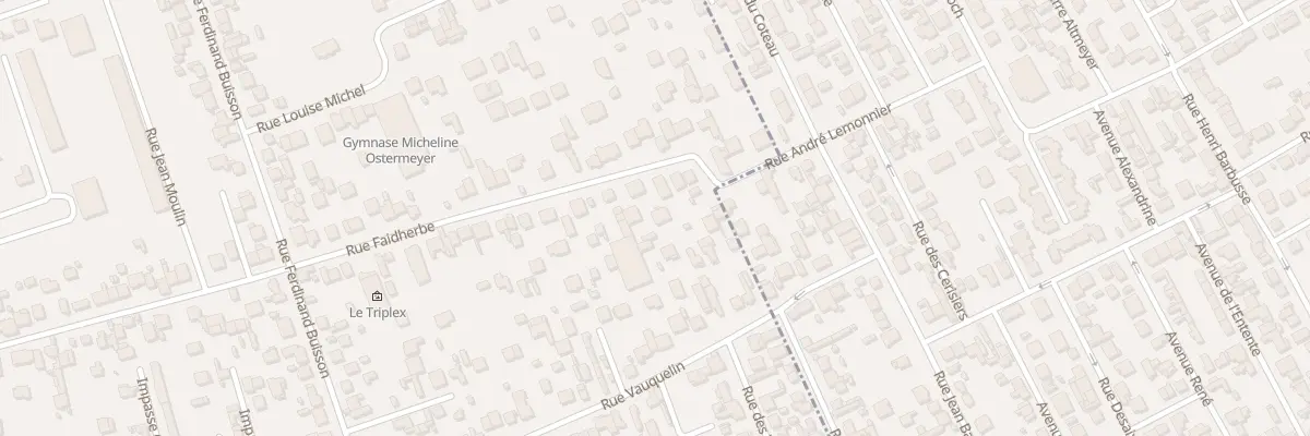 Plan du 92 Rue Faidherbe à Houilles