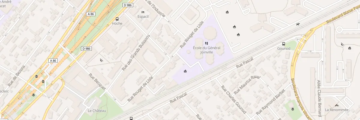 Plan du 48 Rue Rouget de Lisle à Nanterre