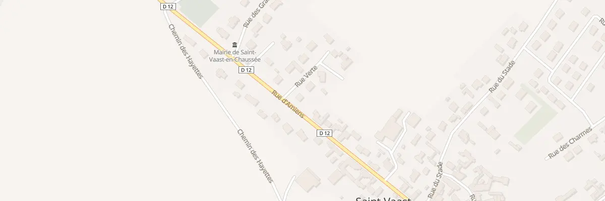 Plan du 2 Rue Verte à Saint-Vaast-en-Chaussée