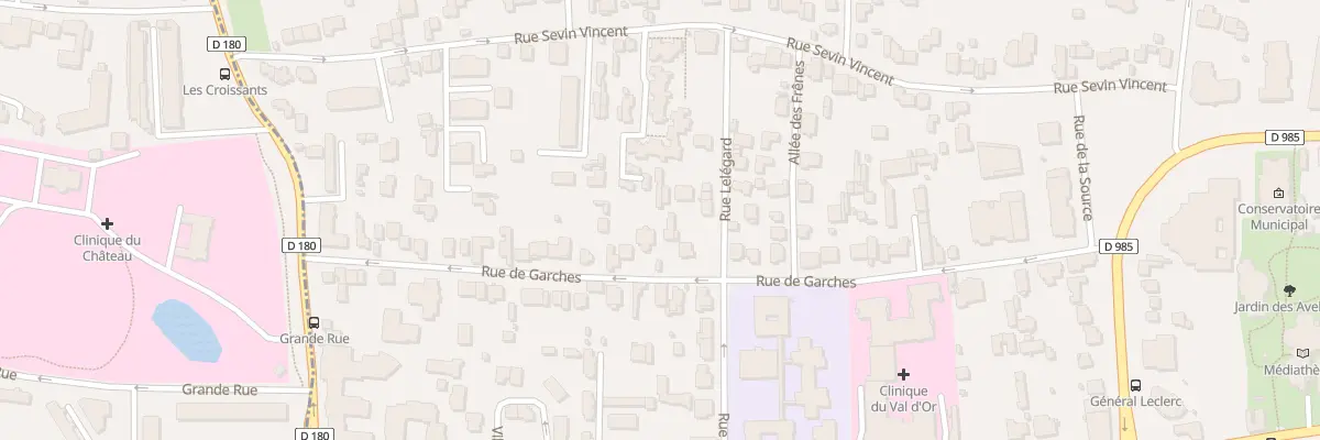 Plan du 56 Rue de Garches à Saint-Cloud