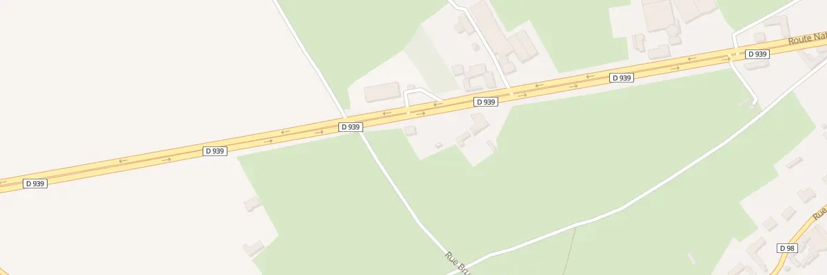 Plan du 21 Rte Nationale à Humières