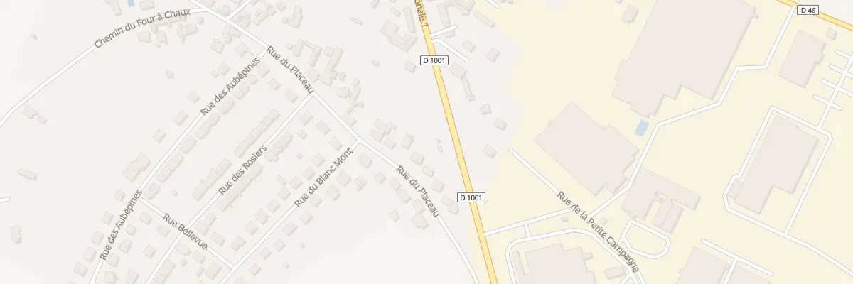 Plan du 59 Rue du Placeau à Sainte-Geneviève
