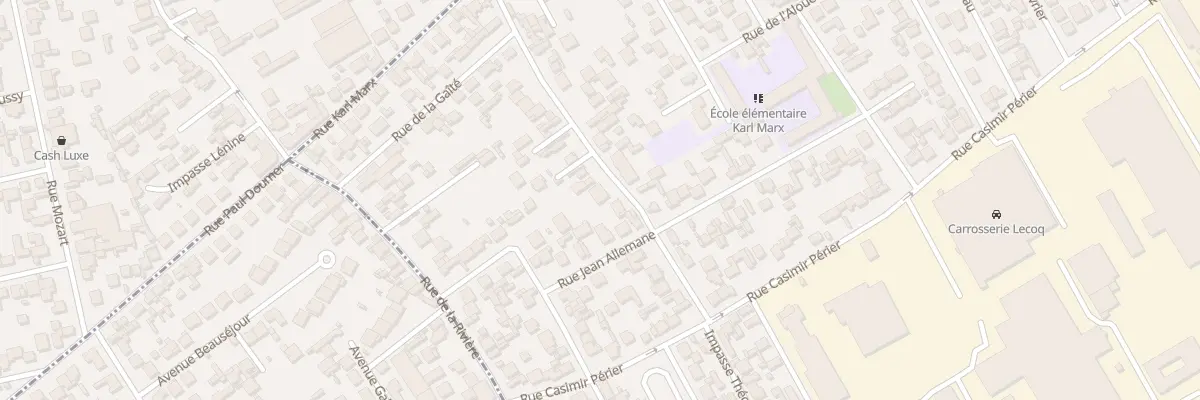 Plan du 5 Rue Roger Martin à Bezons