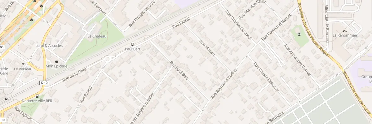Plan du 17B Rue Paul Bert à Nanterre