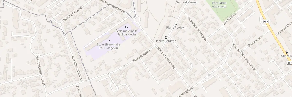 Plan du 4 Rue Mirabeau à Bezons