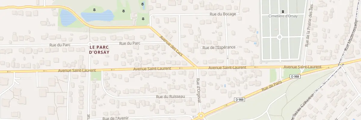 Plan du 75 Av Saint-laurent à Orsay