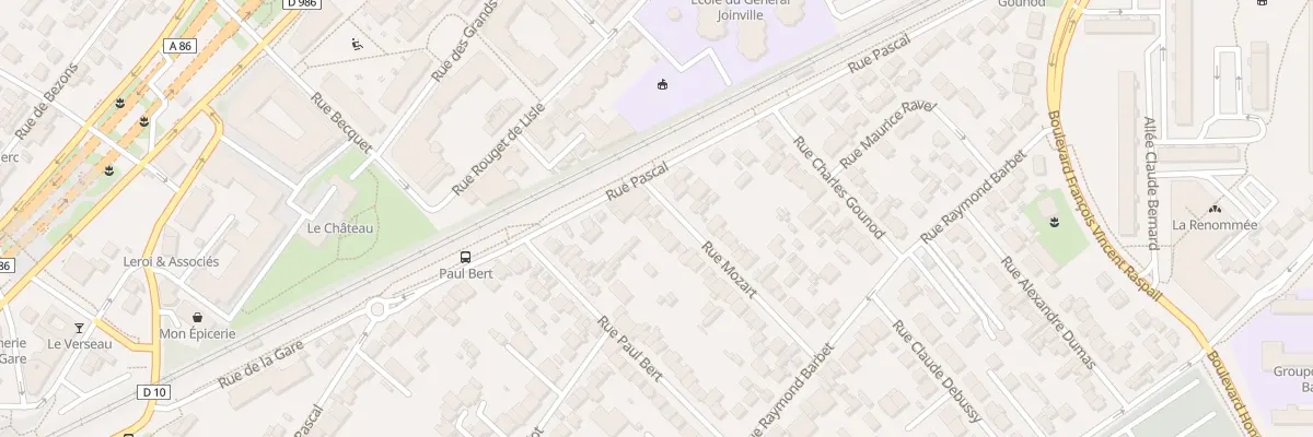 Plan du 35 Rue Mozart à Nanterre