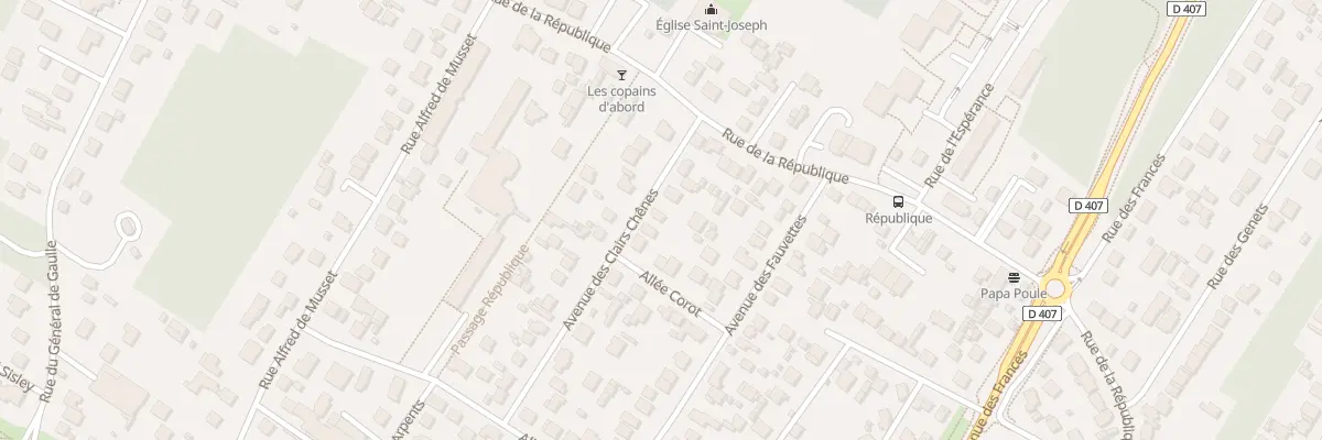 Plan du 7 Av des Clairs Chênes à Montigny-lès-Cormeilles