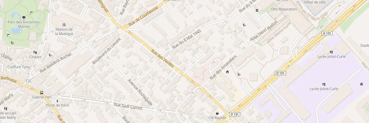 Plan du 13 Rue des Venêts à Nanterre