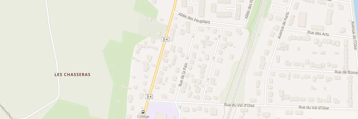 Plan du 9 Rue de la Paix à Parmain