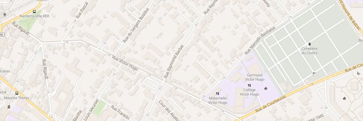 Plan du 88 Rue Raymond Barbet à Nanterre