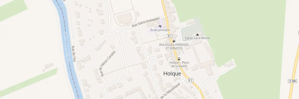 Plan du 1 Rue Jules Guesde à Holque