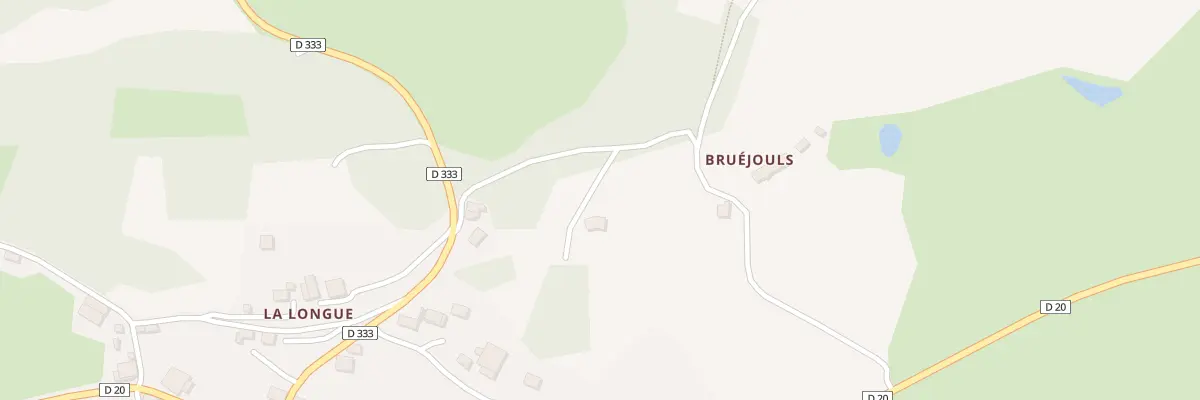 Plan du 2 Bruejouls à Roumégoux