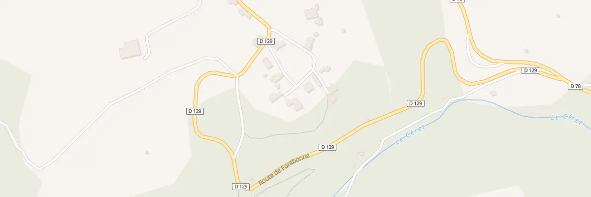 Plan du 13 Rue du Fond du Lieu à Sainte-Gemme