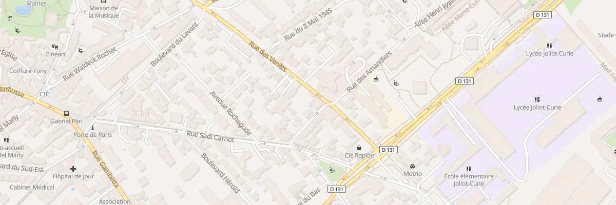 Plan du 18 Rue des Venêts à Nanterre